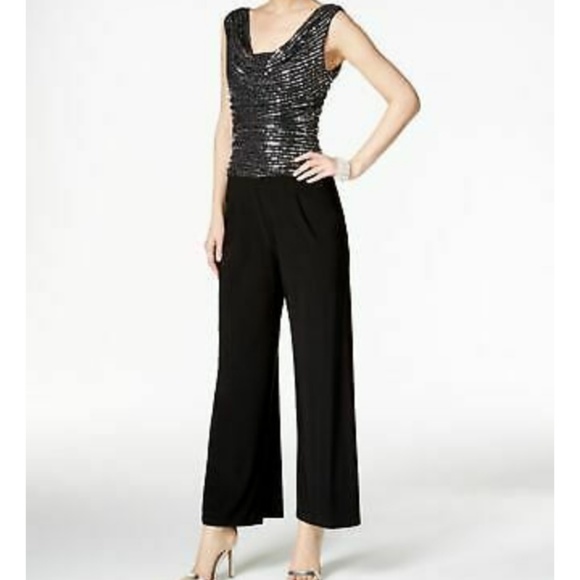R&M Richards Pewter Grey sequence jumpsuit - Picture 7 of 8